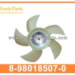 Cooling Fan Blade 8-98018507-0 8980185070 8-98018-507-0 for ISUZU 4HK1 4JJ1 Hoja del ventilador de enfriamiento