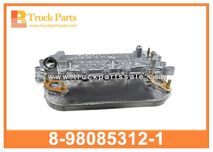 Cooling System Oil Cooler 8-98085312-1 8980853121 8-98085-312-1 for ISUZU 4HK1X 700P Refrigerador de aceite del sistema de enfriamiento