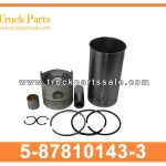 Cylider Liner 5-87810143-3 5878101433 5-87810-143-3 for ISUZU Revestimiento