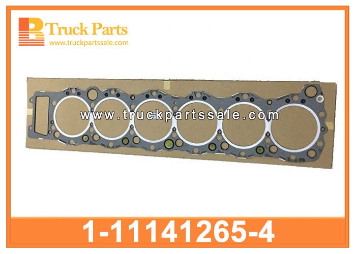 Cylinder Head Gasket 1-11141265-4 1111412654 1-11141-265-4 for ISUZU CXZ EXR 6WF1 6WG1 tractor truck Junta de culata