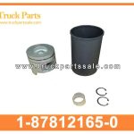 Cylinder Liner Kit 1-87812165-0 1878121650 1-87812-165-0 for ISUZU FVZ 6HK1 Kit de revestimiento de cilindro