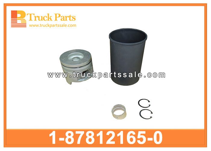 Cylinder Liner Kit 1-87812165-0 1878121650 1-87812-165-0 for ISUZU FVZ 6HK1 Kit de revestimiento de cilindro