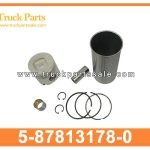 Cylinder Liner Kit 5-87813178-0 5878131780 5-87813-178-0 for ISUZU NKR 4JB1 Kit de revestimiento de cilindro