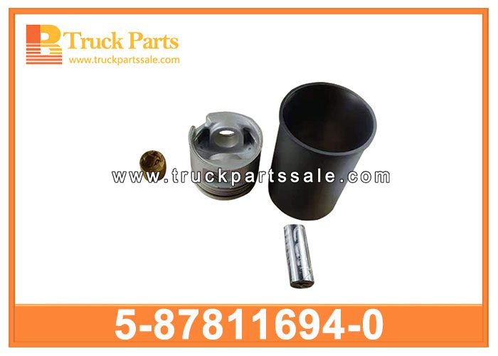 Cylinder Liner Kit Set 5-87811694-0 5878116940 5-87811-694-0 for ISUZU Kit de revestimiento de cilindro conjunto