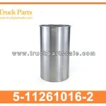 Cylinder block liner 5-11261016-2 5-11261-016-2 5112610162 for ISUZU 4BE1 Revestimiento de bloque de cilindro