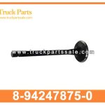 EXH VALVE 8-94247875-0 8942478750 8-94247-875-0 for ISUZU NHR NKR 100P V??lvula de exh Exh Valve