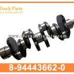 Engine Crankshaft with damper pulley 8-94443662-0 8944436620 8-94443-662-0 for ISUZU NKR 4JB1 Cig??e al del motor con polea del amortiguador