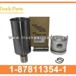 Engine Cylider Liner Set 1-87811354-1 5-87813343-0 1878113541 5878133430 1-87811-354-1 5-87813-343-0 for ISUZU NPR 4BD1 6BD1 Conjunto de revestimiento de cylider de motor