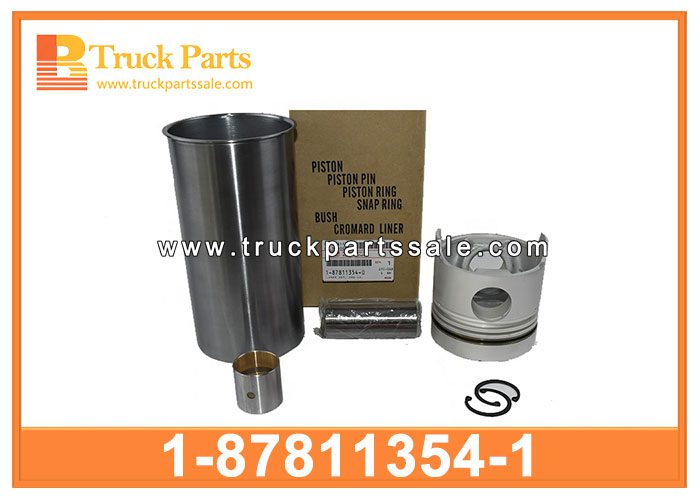 Engine Cylider Liner Set 1-87811354-1 5-87813343-0 1878113541 5878133430 1-87811-354-1 5-87813-343-0 for ISUZU NPR 4BD1 6BD1 Conjunto de revestimiento de cylider de motor