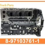 Engine Cylinder Block 8-97103761-1 8971037611 8-97103-761-1 for ISUZU NPR 4HF1 Bloque de cilindro del motor