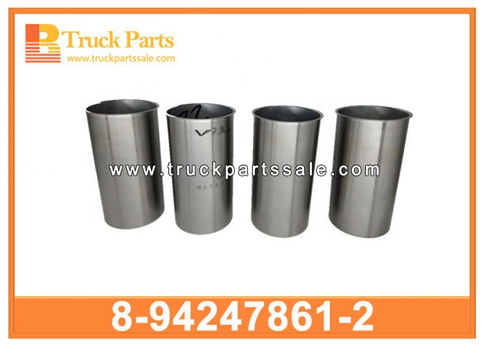 Engine Cylinder Block Liner or Sleeve 8-94247861-2 8942478612 8-94247-861-2 for ISUZU NKR 100P 4JB1 4JB1T Revestimiento o manga de bloque de cilindro del motor