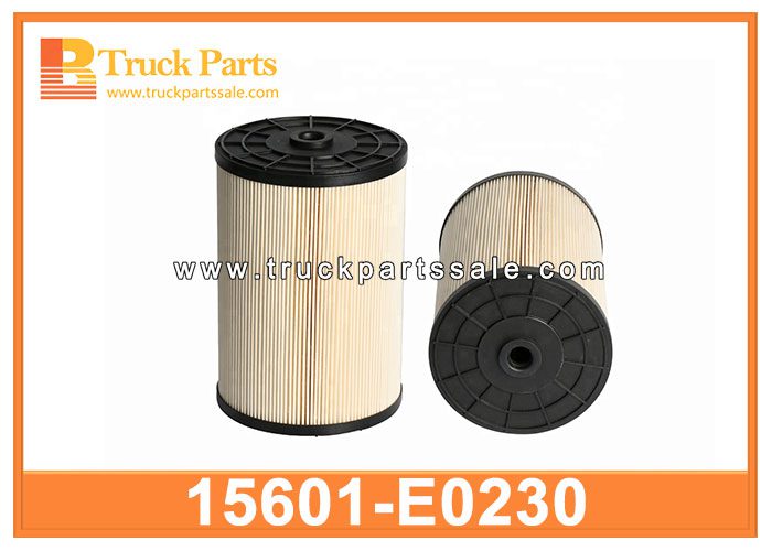 Engine Parts Oil Filter 15601-E0230 15601E0230 for HINO BVP SS1E E13C Filtro de aceite de piezas del motor