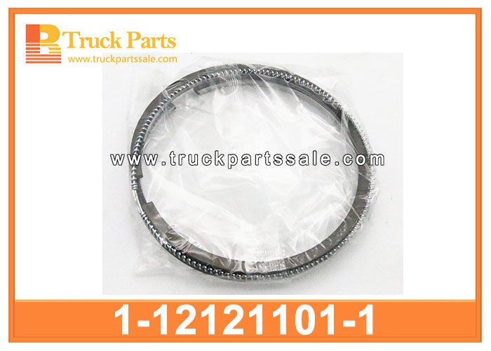 Engine Piston Ring Set 1-12121101-1 1121211011 1-12121-101-1 for ISUZU EX200 6BG1T JUSTON FTR 6BG1 Juego de anillo de pist??n de motor