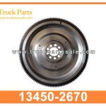 Engine flywheel 13450-2670 134502670 for HINO 500 RANGER FM2P P11C Volante del motor