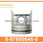 Engine piston 8-97600648-0 8976006480 8-97600-648-0 for ISUZU Forward FVZ 6HK1 Pist??n de motor