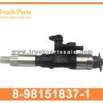 Excavator Injection Nozzle 8-98151837-1 8981518371 8-98151-837-1 for ISUZU 4HK1X 6HK1X Boquilla de inyecci??n de excavador