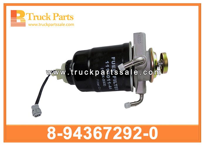 Fuel Sedimentator Water Separator Filter 8-94367292-0 8943672920 8-94367-292-0 for ISUZU TFR 4JB1T Filtro separador de agua del sedimentador de combustible