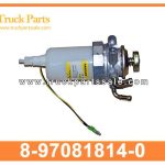 Fuel Sedimenter 8-97081814-0 8970818140 8-97081-814-0 for ISUZU NHR NKR 4JB1 Sedimentador de combustible