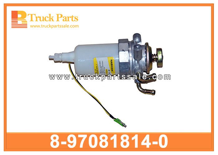 Fuel Sedimenter 8-97081814-0 8970818140 8-97081-814-0 for ISUZU NHR NKR 4JB1 Sedimentador de combustible