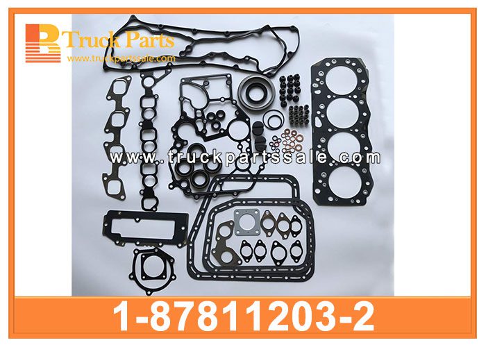 Full Gasket Set Engine Overhaul Gasket Kit 1-87811203-2 1878112032 1-87811-203-2 for ISUZU FTR 6BG1 Kit de junta de revisi??n