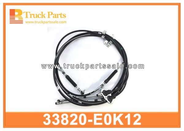 Gear cables 33820-E0K12 33820-E0K11 33820E0K12 33820E0K11 for HINO 700 E13C Cables de engranajes كابلات التروس