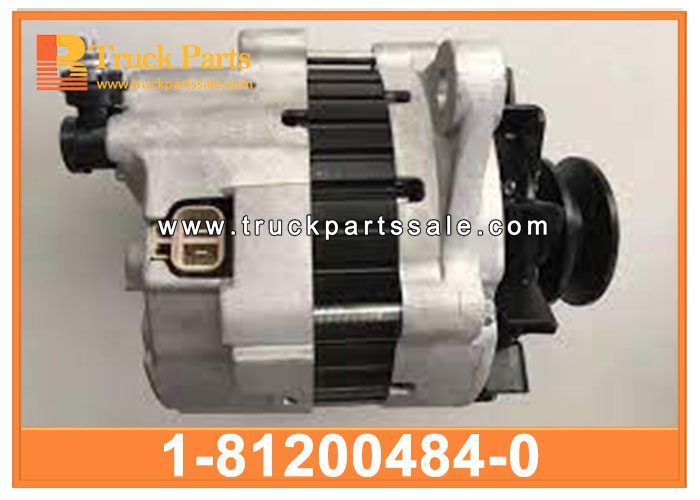 Generator Alternator Assembly 1-81200484-0 1812004840 1-81200-484-0 for ISUZU CXZ 6WF1 10PE1 10PD1 6HH1 6HE1 6WA1 Conjunto del alternador del generador