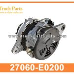 Generator asm 27060-E0200 27060E0200 for HINO 500 P11C Generador ASM