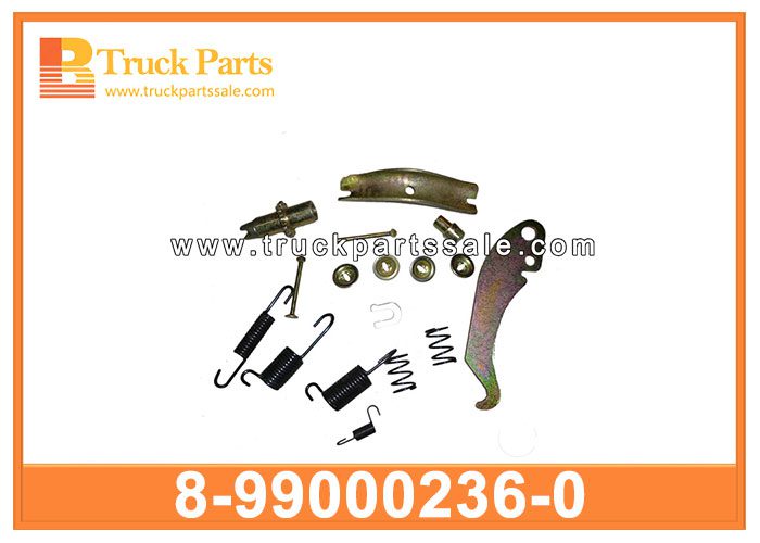 HANDBRAKE DRUM REPAIR KIT 8-99000236-0 8990002360 8-99000-236-0 for ISUZU NHR NKR 100P Kit de reparaci??n de tambor de handbrake