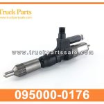 Injector assy 095000-0176 950000176 for HINO 500 J08C Aviso de inyector