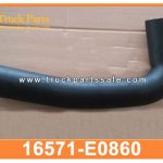 Lower radiator water hose 16571-E0860 16571E0860 for HINO SH1E SS1E E13C Manguera de agua del radiador inferior
