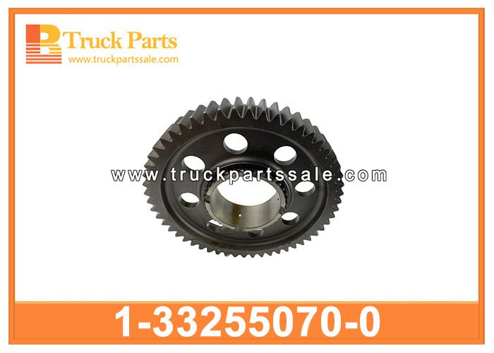 Main Shaft First Gear 1-33255070-0 1332550700 1-33255-070-0 for ISUZU CXZ MJD7S Primera marcha del eje principal