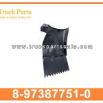 Mud Flap Assembly 8-97387751-0 8973877510 8-97387-751-0 for ISUZU NPR 4HK1 700P Conjunto de la aleta de lodo