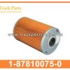 OIL FILTER 1-87810075-0 1878100750 1-87810-075-0 for ISUZU FSR 6BD1 FILTRO DE ACEITE