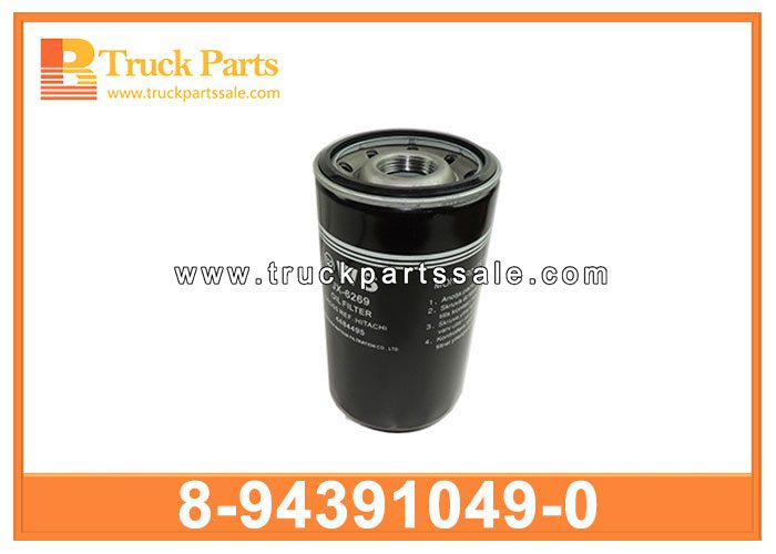 OIL FILTER 8-94391049-0 8943910490 8-94391-049-0 for ISUZU FVR 6HE1 FILTRO DE ACEITE