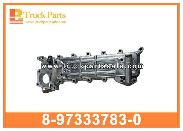 Oil Cooler Cover 8-97333783-0 8973337830 8-97333-783-0 for ISUZU NPR 4HF1 4HG1 Cubierta de enfriador de aceite