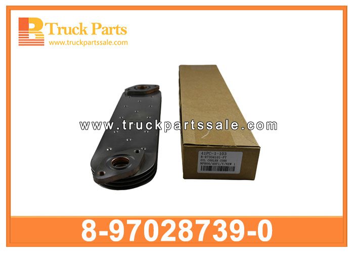 Oil Cooler Radiator Oil Cooler Core 8-97028739-0 8970287390 8-97028-739-0 for ISUZU NPR 4HF1 N??cleo de refrigerador de aceite de radiador de enfriador de aceite