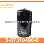 Oil Filter 5-87310490-0 5873104900 5-87310-490-0 for ISUZU FVR 6HE1 Filtro de aceite