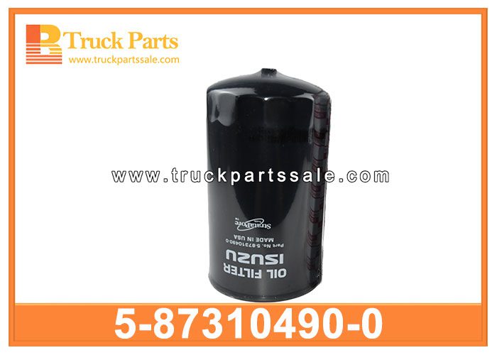 Oil Filter 5-87310490-0 5873104900 5-87310-490-0 for ISUZU FVR 6HE1 Filtro de aceite