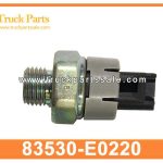 Oil Pressure Sensor 83530-E0220 83530E0220 for HINO 500 700 FM2P SS1E P11C E13C Sensor de presi??n de aceite