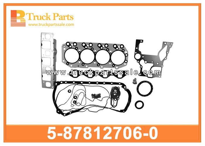 Overhaul Gasket Kit 5-87812706-0 5878127060 5-87812-706-0 for ISUZU NHR NKP 100P Kit de junta de revisi??n