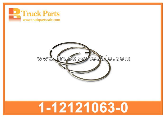 Piston Ring 1-12121063-0 1121210630 1-12121-063-0 for ISUZU EXR 10PD1 Anillo de pist??n