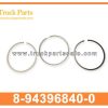 Piston Ring 8-94396840-0 8943968400 8-94396-840-0 for ISUZU FVR 6HE1 Anillo de pist??n