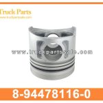 Pistons 8-94478116-0 8-94478-116-0 8944781160 for ISUZU 4BE1 Pistones