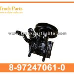 Power Steering Pump Cartridge 8-97247061-0 8972470610 8-97247-061-0 for ISUZU NHR NKR 100P Cartucho de la bomba de direcci??n asistida
