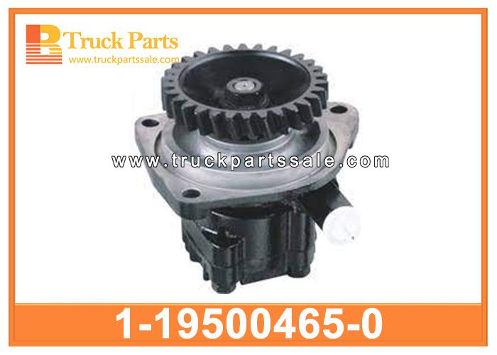 Power steering pump 1-19500465-0 1195004650 1-19500-465-0 for ISUZU FSR 6HH1 Bomba de direcci??n asistida