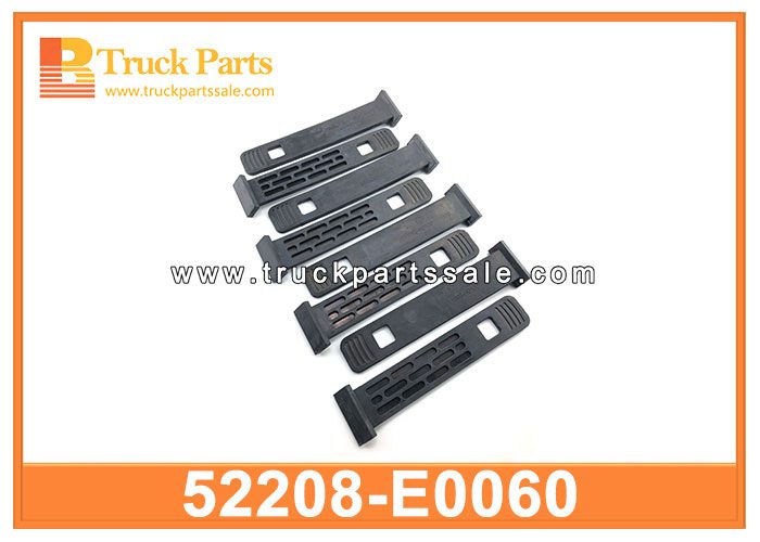 Rear fender connector rubber 52208-E0060 8511093-H0100 52208E0060 8511093H0100 for HINO 700 Goma del conector de guardabarros traseros