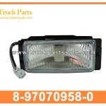 Rectangle LED FOG LAMP 8-97070958-0 8970709580 8-97070-958-0 for ISUZU 100p L??mpara de niebla LED rectangular LED