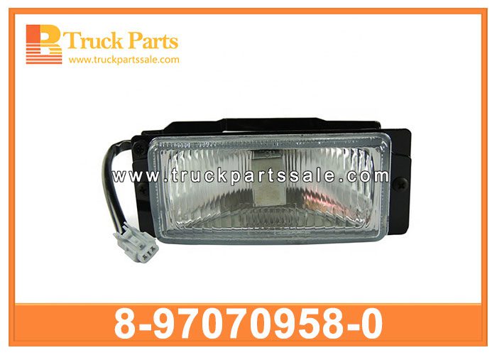 Rectangle LED FOG LAMP 8-97070958-0 8970709580 8-97070-958-0 for ISUZU 100p L??mpara de niebla LED rectangular LED