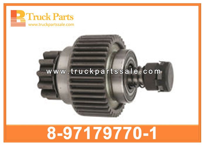 Starter Gear Starter Pinion Assembly 8-97179770-1 8971797701 8-97179-770-1 for ISUZU NPR 4HF1 4HG1 Engranaje de arranque Conjunto de pi ??n de arranque