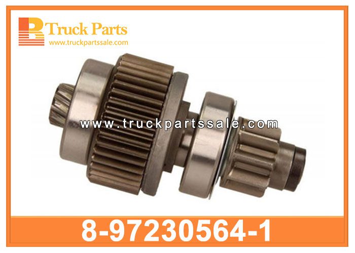 Starter Gear Starter Pinion Clutch Assembly 8-97230564-1 8972305641 8-97230-564-1 for ISUZU NQR 4HK1 Engranaje de arranque Conjunto de embrague de pi ??n de arranque
